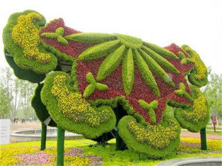 植物绿雕